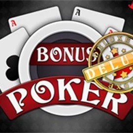 Bonus Poker Deluxe - 3 Hands slot visual from RTG (Reel Time Gaming) available on cazeuscasino-nl.com