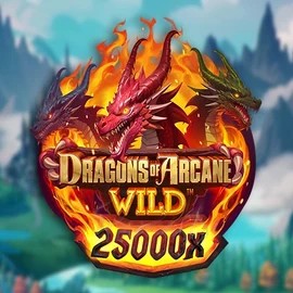 Dragons of Arcane Wild logo by Foxium Cazeus Casino