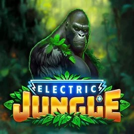 Electric Jungle logo by Atomic Slot Lab at Cazeus Casino