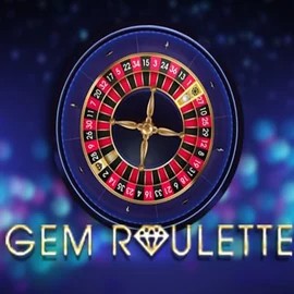 Gem Roulette logo by iSoftBet at Cazeus Casino