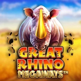 Great Rhino Megaways slot icon by Pragmatic Play, available at Cazeus Casino
