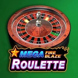Mega Fire Blaze Roulette slot logo by Playtech at Cazeus Casino